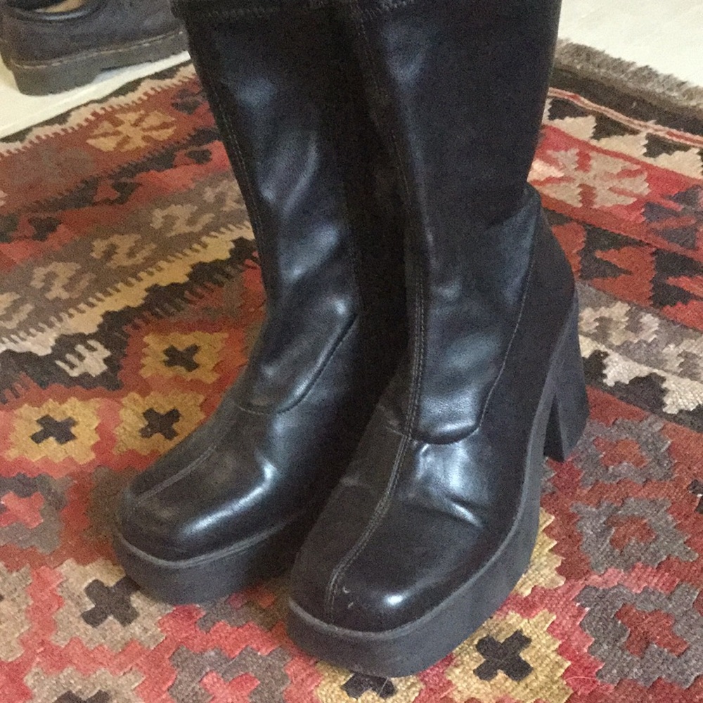 Steve Madden platform sock boot